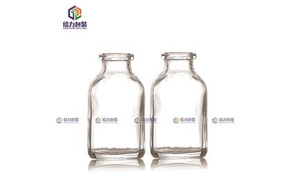 20ml钠钙玻璃透明模制西林瓶